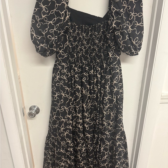 Abercrombie Emerson midi puff sleeve dress - Picture 2 of 2